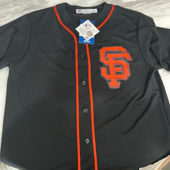 NWT Majestic Brandon Crawford San Fancisco Giants Jersey - Picture 4 of 12